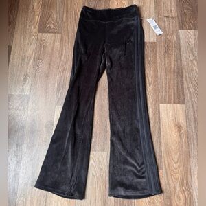 adidas Kids Black Flared Bottoms